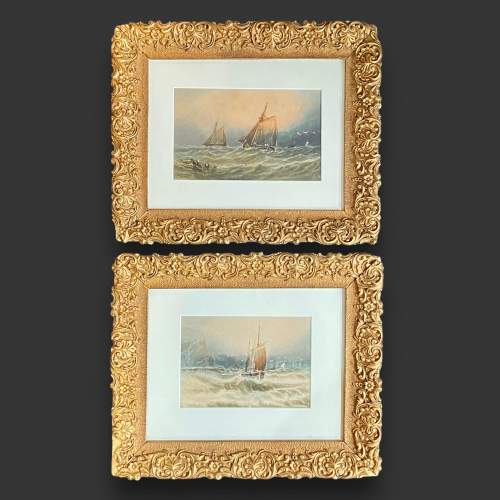Pair of Signed Watercolour Paintings by A Smith image-1