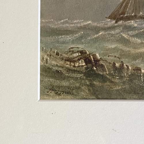 Pair of Signed Watercolour Paintings by A Smith image-3