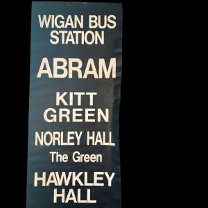 Lancashire Vintage Bus Banner Roll - Wigan Bus Station