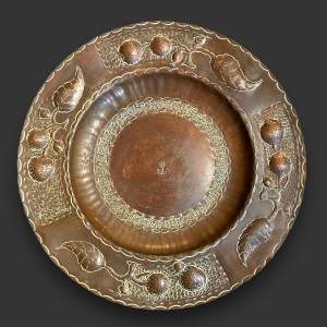 Art Nouveau Copper Plate