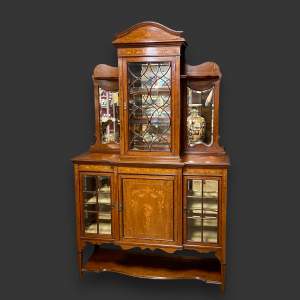 Late 19th Century Mahogany Display Cabinet