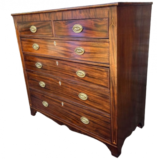 Victorian Mahogany Chest of Drawers image-6