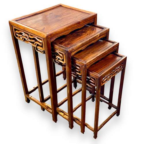 Chinese Hardwood Nest of Tables image-1