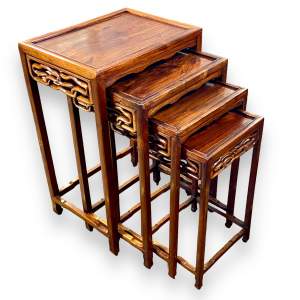 Chinese Hardwood Nest of Tables