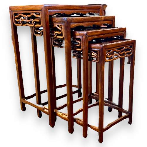 Chinese Hardwood Nest of Tables image-2
