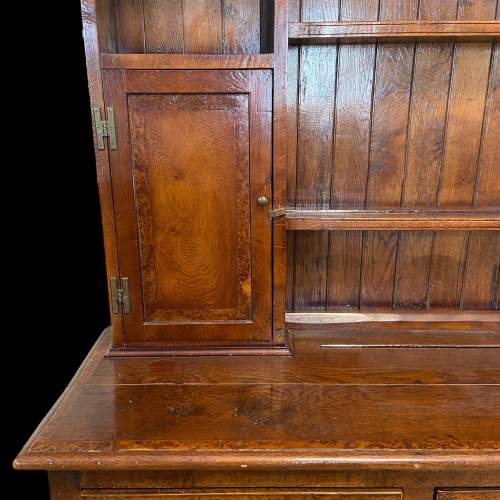 George III Style Golden Oak Welsh Dresser image-3