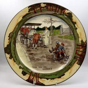Royal Doulton Series Ware Itch Yer On Guvenor Motoring Plate