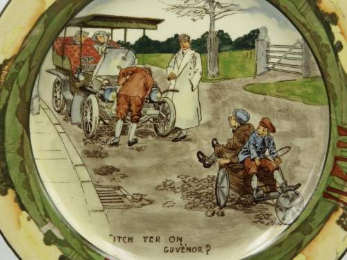 Royal Doulton Series Ware Itch Yer On Guvenor Motoring Plate image-2
