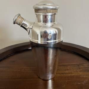 A Vintage James Dixon Cocktail Shaker with spout.