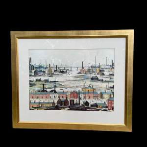 After LS Lowry Industrial Landscape Print