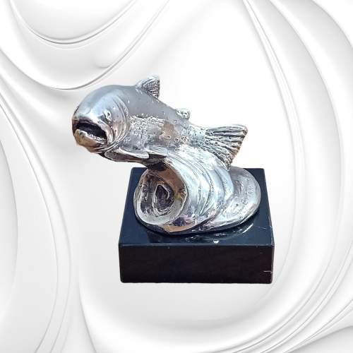 Silver Sheffield Hallmarked Leaping Fish image-3