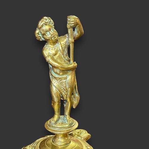 19th Century Bronze Cherub Figure image-2