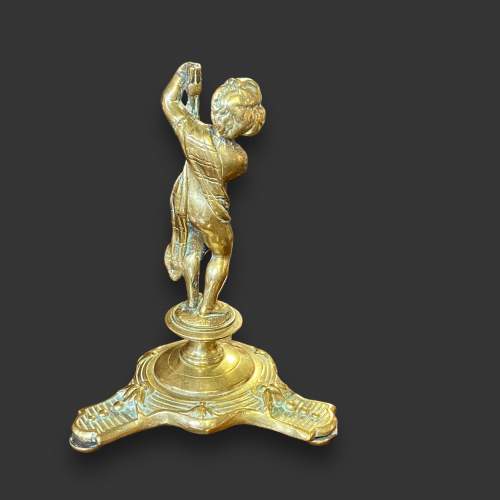 19th Century Bronze Cherub Figure image-4