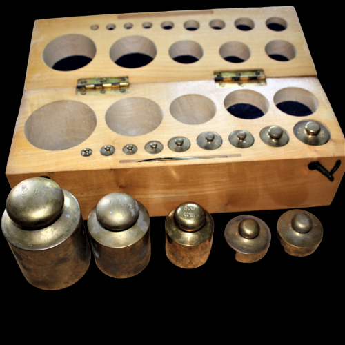 Boxed Brass Weights. 1 Gram - 2 Kilos image-6