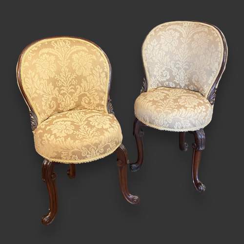 Pair of Regency Music Chairs image-1