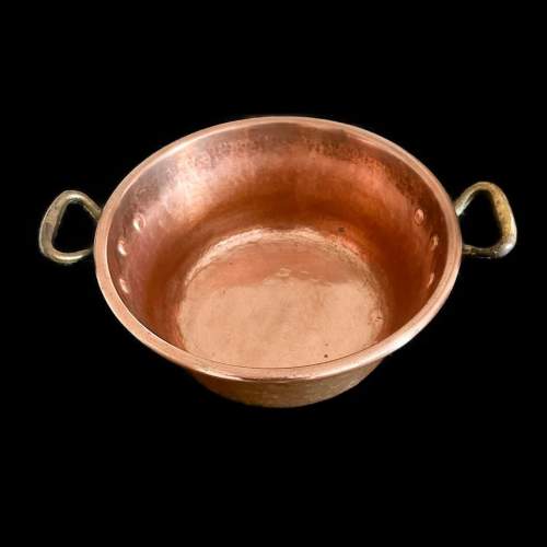An Early 20th Century French Hammered Copper Pan by Jean Matillon image-2