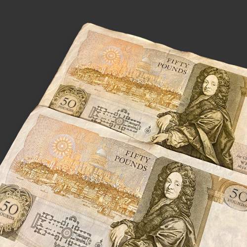 1988-91 Pair of Paper £50 Notes image-4