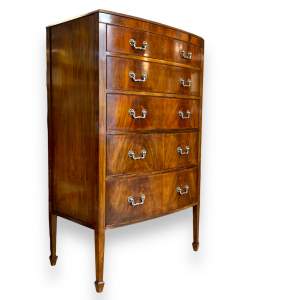 Early 20th Century Bow Fronted Chest of Drawers
