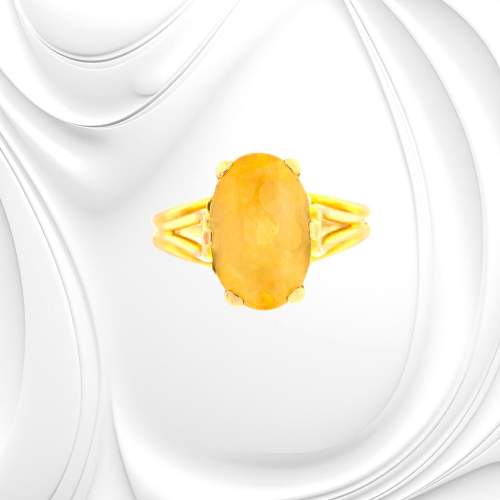 Gold 3.5ct Citrine Ring image-1