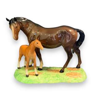 Beswick Mare and Foal