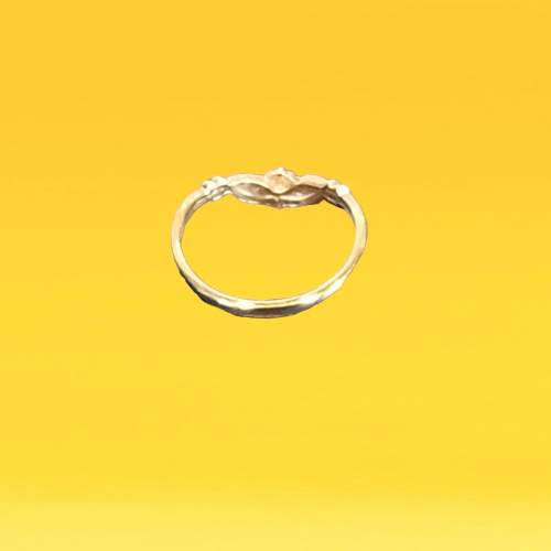 Gold Diamond Claddagh Ring image-3