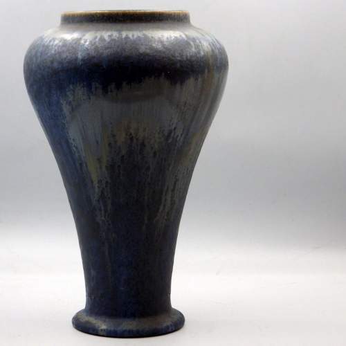 Ashby Potters Guild Blue Art Pottery Vase image-1