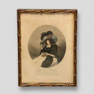 Pair of 19th Century Framed Ink Engravings by William Ward
