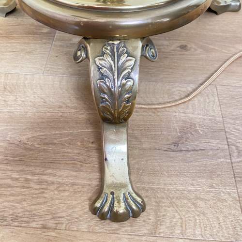 Brass Standard Lamp - Superb Heavy Quality and Period Design 1914 image-4