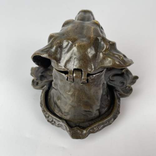 Bronze Gun Dog Inkwell image-5