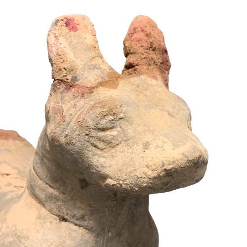Large Han Dynasty Pottery Guard Dog image-8