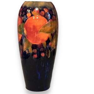 William Moorcroft Pomegranate Tall Vase