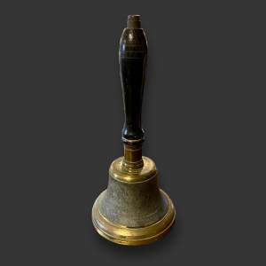 19th Century Large Town Criers Hand Bell