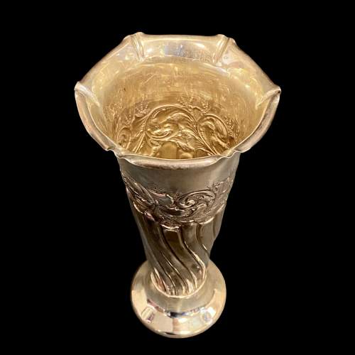 Edwardian Silver Flower Vase image-5