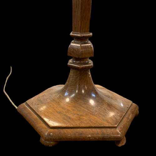 Good Quality 1920s Walnut Standard Lamp image-6