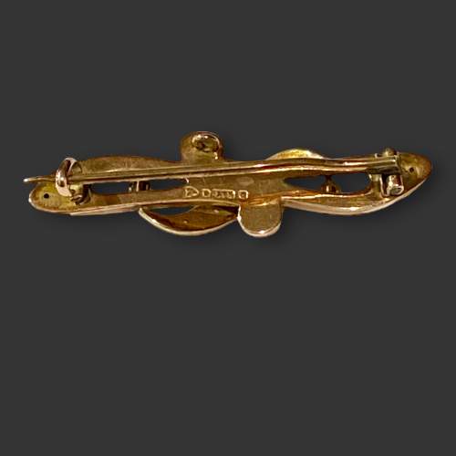 Victorian Gold and Pearl Brooch image-4