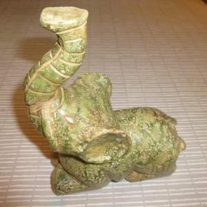 Chinese Archaic Jade Sculpture in the form of an Elephant