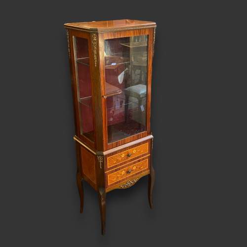 Early 20th Century French Inlaid Display Cabinet image-1