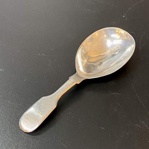 Mid 19th Century Silver Caddy Spoon image-1