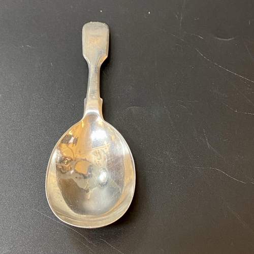 Mid 19th Century Silver Caddy Spoon image-3