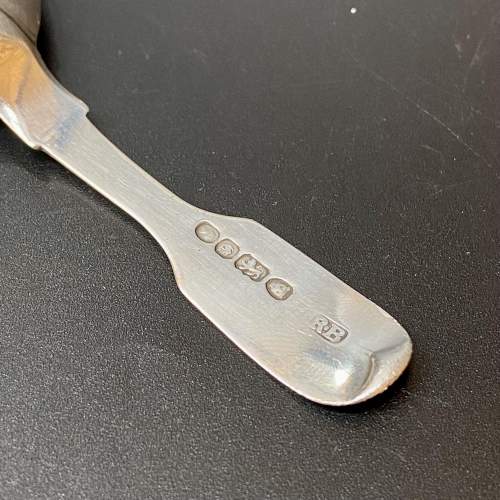 Mid 19th Century Silver Caddy Spoon image-4