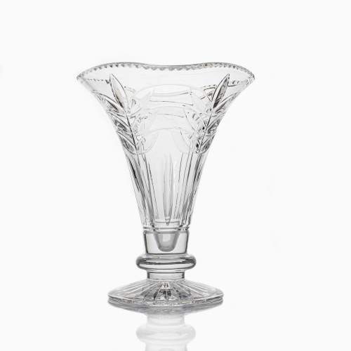 Art Deco Period 1930s Glass Vase by Stuart & Sons image-1