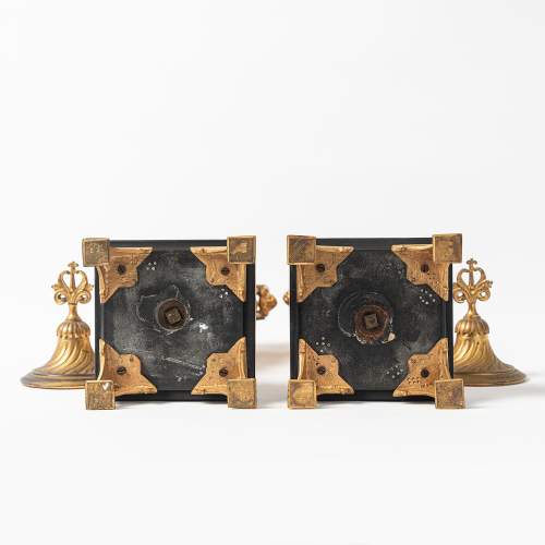 Pair of 19th Century French Gilt Bronze Garnitures image-6