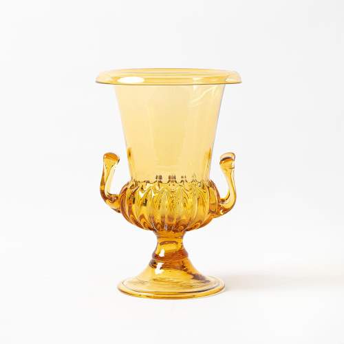 A Regency Form 20th Century Vintage Glass Vase image-1