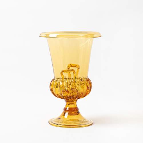 A Regency Form 20th Century Vintage Glass Vase image-3