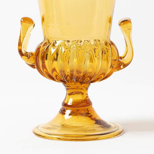 A Regency Form 20th Century Vintage Glass Vase image-5
