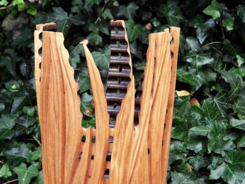 Seth Leach Early 21st Century Woodcraft Carved Maple Vase image-3