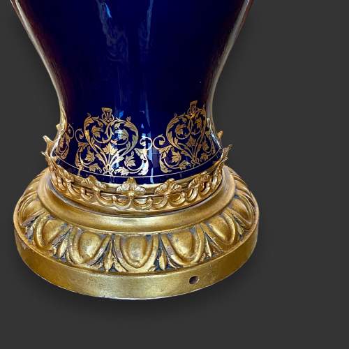 19th Century Sevres Style Gilt Bronze and Ceramic Candelabra image-6