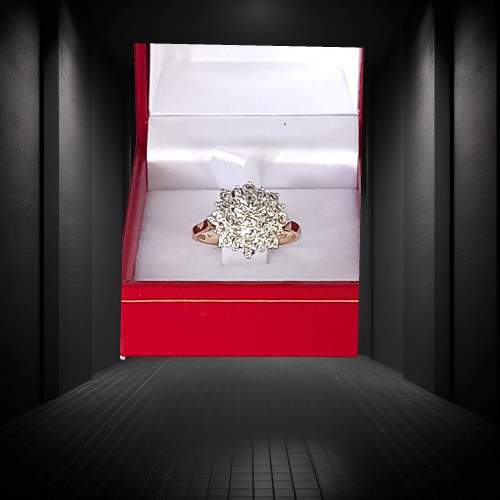 Gold Diamond Ring. Birmingham 1981 image-1