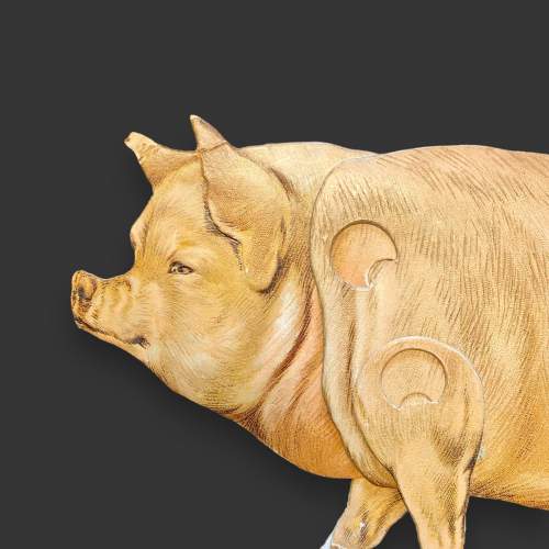 Early 20th Century Raphael Tuck Articulated Pig image-2