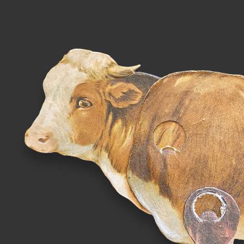 Early 20th Century Raphael Tuck Articulated Bull image-2